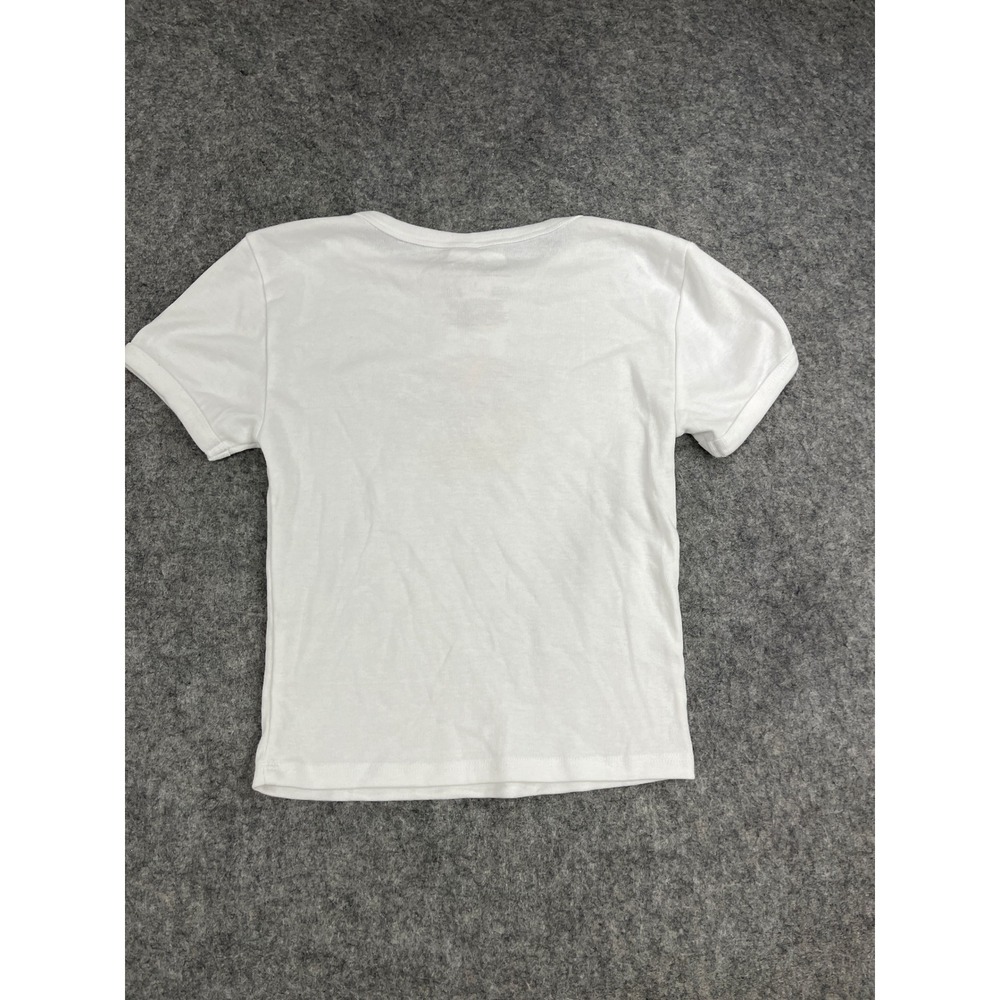 NASCAR Racing T-Shirt Size S‎ Kids White Checkered Flag Short Sleeve Top - Picture 4 of 4